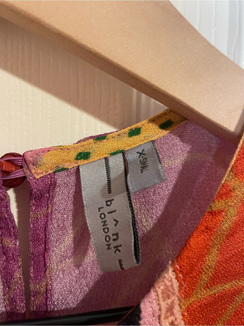 Bl-nk London by Anthropologie Miranda Blouse Size XS Funky Maximalist - Picture 7 of 9